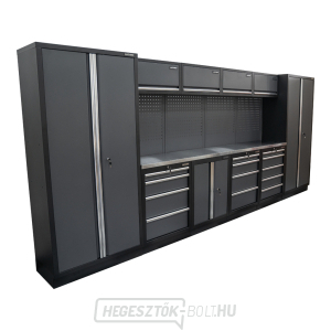 AKCIÓS SZETT 10 db-os műhelybútor készlet SET-CA01036 rozsdamentes acél munkalappal MB-TGW53S AKCIÓS SZETT 10 db-os műhelybútor készlet SET-CA01036 rozsdamentes acél munkalappal MB-TGW53S gallery main image