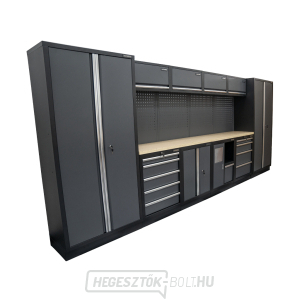 AKCIÓS SZETT 10 db-os műhelybútor készlet SET-CA01037 fa munkalappal MB-TGW53 AKCIÓS SZETT 10 db-os műhelybútor készlet SET-CA01037 fa munkalappal MB-TGW53 gallery main image