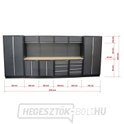 AKCIÓS SZETT 10 db-os műhelybútor készlet SET-CA01039 fa munkalappal MB-TGW53 AKCIÓS SZETT 10 db-os műhelybútor készlet SET-CA01039 fa munkalappal MB-TGW53 náhled