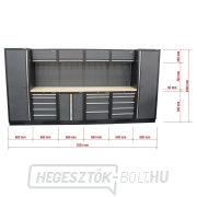 AKCIÓS SZETT 10 db-os műhelybútor készlet SET-CA01043 fa munkalappal MB-TGW53 AKCIÓS SZETT 10 db-os műhelybútor készlet SET-CA01043 fa munkalappal MB-TGW53 náhled