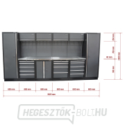 AKCIÓS SZETT 10 db-os műhelybútor készlet SET-CA01044 rozsdamentes acél munkalappal MB-TGW53S AKCIÓS SZETT 10 db-os műhelybútor készlet SET-CA01044 rozsdamentes acél munkalappal MB-TGW53S náhled