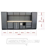 AKCIÓS SZETT 10 db-os műhelybútor készlet SET-CA01051 fa munkalappal MB-TGW53 AKCIÓS SZETT 10 db-os műhelybútor készlet SET-CA01051 fa munkalappal MB-TGW53 náhled