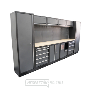 AKCIÓS SZETT 10 db-os műhelybútor készlet SET-CA01051 fa munkalappal MB-TGW53 AKCIÓS SZETT 10 db-os műhelybútor készlet SET-CA01051 fa munkalappal MB-TGW53 gallery main image