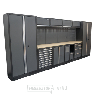 AKCIÓS SZETT 10 db-os műhelybútor készlet SET-CA01053 fa munkalappal MB-TGW53 AKCIÓS SZETT 10 db-os műhelybútor készlet SET-CA01053 fa munkalappal MB-TGW53 gallery main image