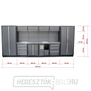 AKCIÓS SZETT 10 db-os műhelybútor készlet SET-CA01054 rozsdamentes acél munkalappal MB-TGW53S AKCIÓS SZETT 10 db-os műhelybútor készlet SET-CA01054 rozsdamentes acél munkalappal MB-TGW53S náhled