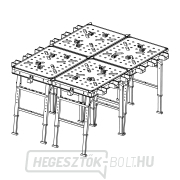 Fortum összecsukható munkaasztal, 850x600mm, magasság 73,5-88,5 cm Fortum összecsukható munkaasztal, 850x600mm, magasság 73,5-88,5 cm náhled