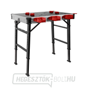 Fortum összecsukható munkaasztal, 850x600mm, magasság 73,5-88,5 cm Fortum összecsukható munkaasztal, 850x600mm, magasság 73,5-88,5 cm gallery main image