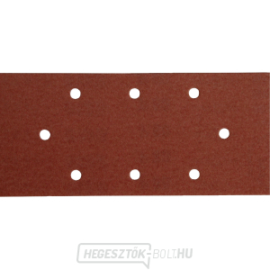 Csiszolópapírok, tépőzár, csomag. 10 db, 93x190mm, P80 Csiszolópapírok, tépőzár, csomag. 10 db, 93x190mm, P80 gallery main image