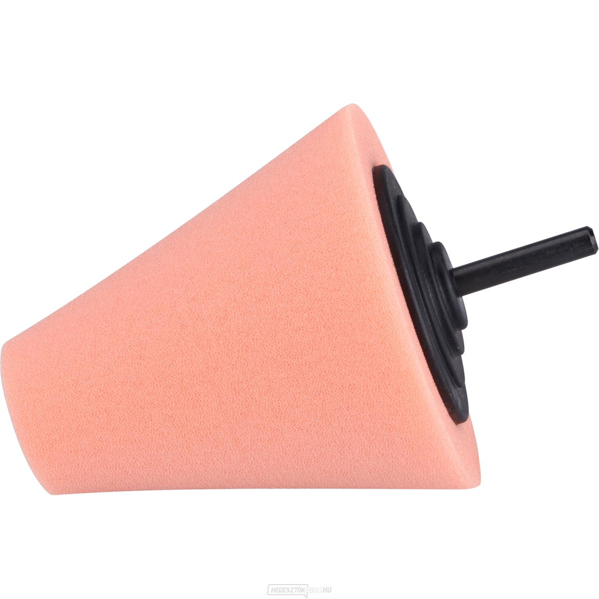 Hab polírozó kúp, T40, narancs, ⌀80mm, szár 6mm