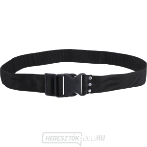 Fekete nylon öv, szélessége 5cm x hossza 122cm, műanyag. csat, nylon Fekete nylon öv, szélessége 5cm x hossza 122cm, műanyag. csat, nylon gallery main image