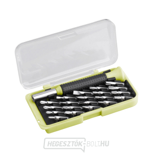 Órakészítő csavarhúzó minihegyekkel, 21 db-os készlet, CrV Órakészítő csavarhúzó minihegyekkel, 21 db-os készlet, CrV gallery main image