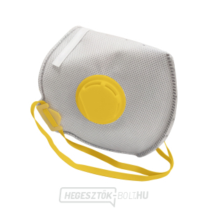 5 db-os légzésvédő készlet kilégzőszeleppel és aktív szénszűrővel, FFP2 NR osztály, összecsukható 5 db-os légzésvédő készlet kilégzőszeleppel és aktív szénszűrővel, FFP2 NR osztály, összecsukható gallery main image