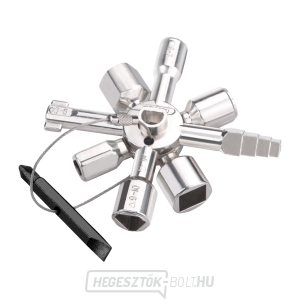 Többfunkciós kulcs, 15 funkciós, elosztódobozokhoz Többfunkciós kulcs, 15 funkciós, elosztódobozokhoz gallery main image