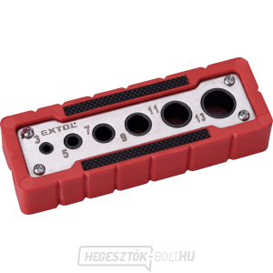 Fúróvezető sablon, O 3-5-7-9-11-13mm Fúróvezető sablon, O 3-5-7-9-11-13mm gallery main image