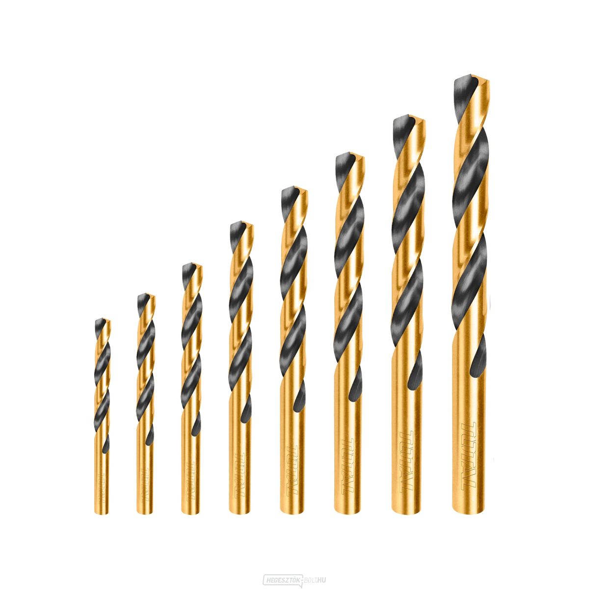 Fúrószárak fémhez, 8 db-os HSS készlet