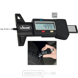 Digitális gumiprofil mélységmérő VIGOR V1584 Digitális gumiprofil mélységmérő VIGOR V1584 gallery main image