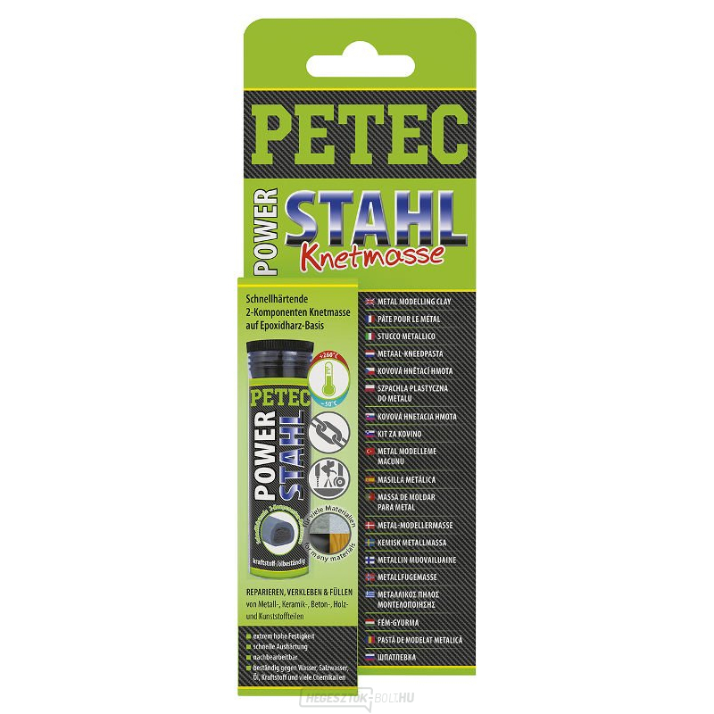 Epoxi gyurma ("szilárd acél") PETEC 97450 50 g