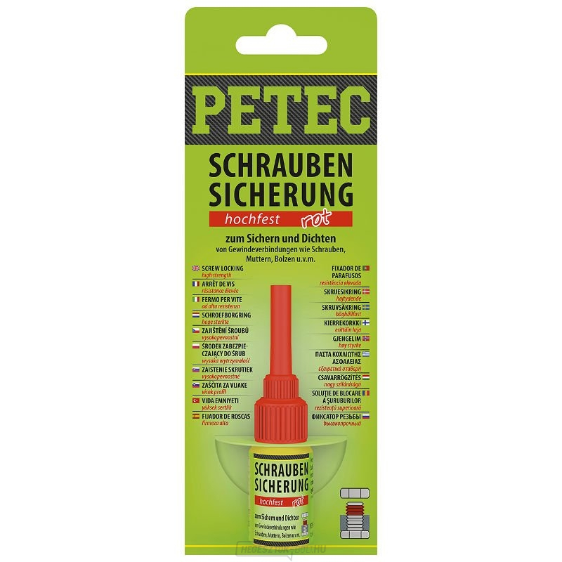 PETEC 92005 csavarok rögzítésének előkészítése - nagy szilárdságú, 5 g PETEC 92005 csavarok rögzítésének előkészítése - nagy szilárdságú, 5 g gallery main image
