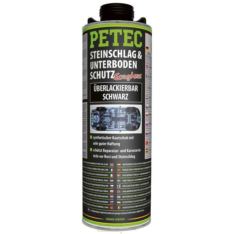 Szintetikus gumi aljzatvédelemhez, fekete PETEC 73210