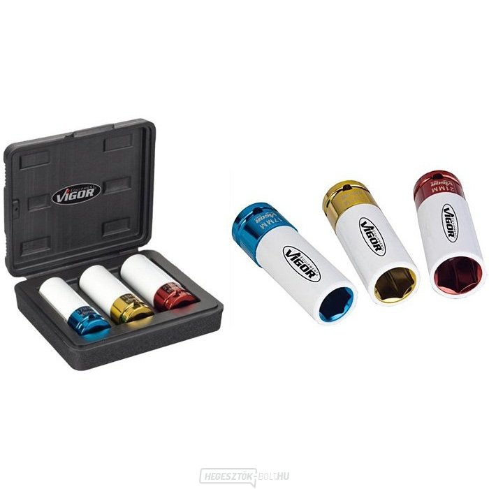 Kovácsolt fejkészlet VIGOR V2522 alumínium tárcsákhoz Kovácsolt fejkészlet VIGOR V2522 alumínium tárcsákhoz gallery main image