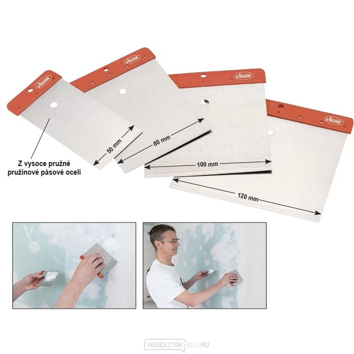 Fém japán spatula készlet VIGOR V4279