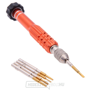 Precíziós csavarhúzó tartozékokkal (6 az 1-ben) JM-8140 elektronikához Precíziós csavarhúzó tartozékokkal (6 az 1-ben) JM-8140 elektronikához gallery main image