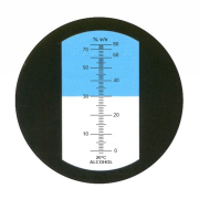 Refraktométer az alkohol térfogatszázalékának mérésére, ATC 80 Előnézet 