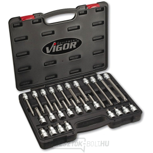 SPLINE VIGOR V1918 dugóhornyos fejkészlet SPLINE VIGOR V1918 dugóhornyos fejkészlet gallery main image