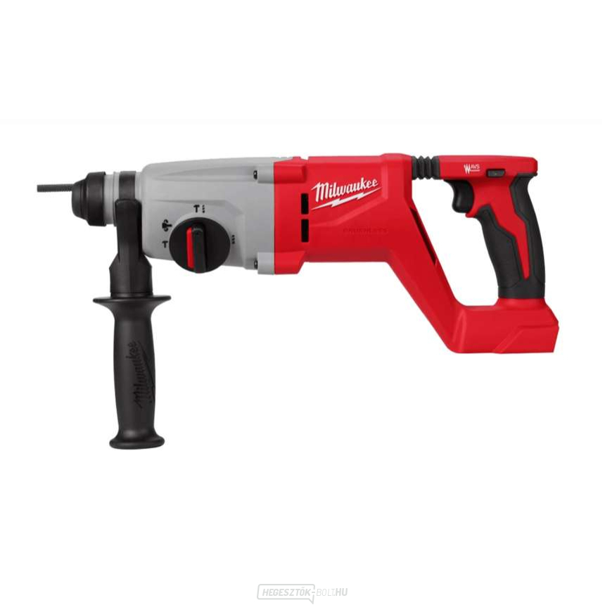 Milwaukee M18 BLHACD26-0 SDS-Plus 26 mm-es akkus D-markolatú akkumulátoros fúrókalapács (akkumulátor nélkül)