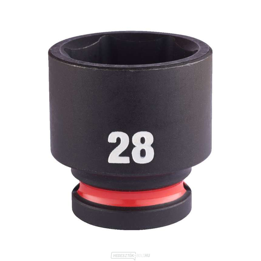 1/2" Milwaukee Shockwave™ Impact Duty 28 mm-es ütvecsapó hüvely, rövid
