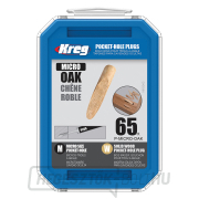 Kreg Micro dugók rejtett hézagokhoz - tölgy, 65 db Kreg Micro dugók rejtett hézagokhoz - tölgy, 65 db gallery main image