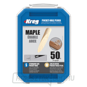 Kreg Standard dugók rejtett kötésekhez - juhar, 50 db Kreg Standard dugók rejtett kötésekhez - juhar, 50 db gallery main image