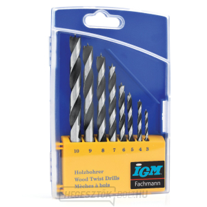 Fafúró készlet 8 db IGM - D3-4-5-6-7-8-9-10 Fafúró készlet 8 db IGM - D3-4-5-6-7-8-9-10 gallery main image