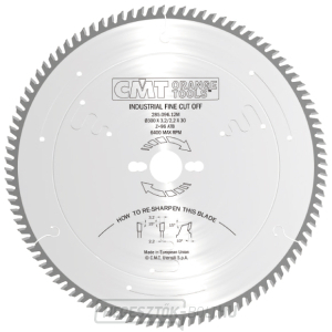CMT ipari fűrészlap végső keresztvágásokhoz - D180x3.2 d30 Z56 HW CMT ipari fűrészlap végső keresztvágásokhoz - D180x3.2 d30 Z56 HW gallery main image