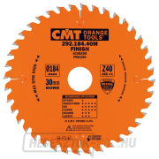 CMT narancssárga fűrészlap elektromos szerszámokhoz, végső vágás - D184x2,6 d30 Z40 HW CMT narancssárga fűrészlap elektromos szerszámokhoz, végső vágás - D184x2,6 d30 Z40 HW gallery main image