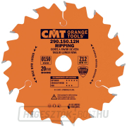 CMT narancssárga fűrészlap hosszirányú vágáshoz - D160x20 Z12 HW CMT narancssárga fűrészlap hosszirányú vágáshoz - D160x20 Z12 HW gallery main image