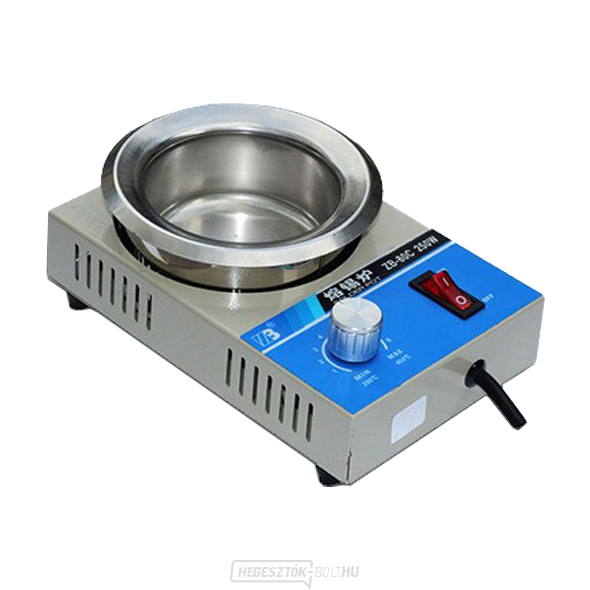 ZB-80C forrasztófürdő 1,6 kg forraszanyaghoz, 230V/250W