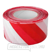 Figyelmeztető szalag 70mm/500m - piros/fehér Figyelmeztető szalag 70mm/500m - piros/fehér gallery main image