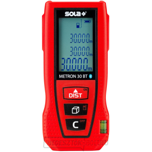 Lézeres távolságmérő Bluetooth-szal SOLA METRON 30 BT  Lézeres távolságmérő Bluetooth-szal SOLA METRON 30 BT  gallery main image