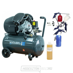 SETMB-K106, Olajkompresszor 50l, 230V, tartozékokkal | 3500W | Matabro SETMB-K106, Olajkompresszor 50l, 230V, tartozékokkal | 3500W | Matabro gallery main image