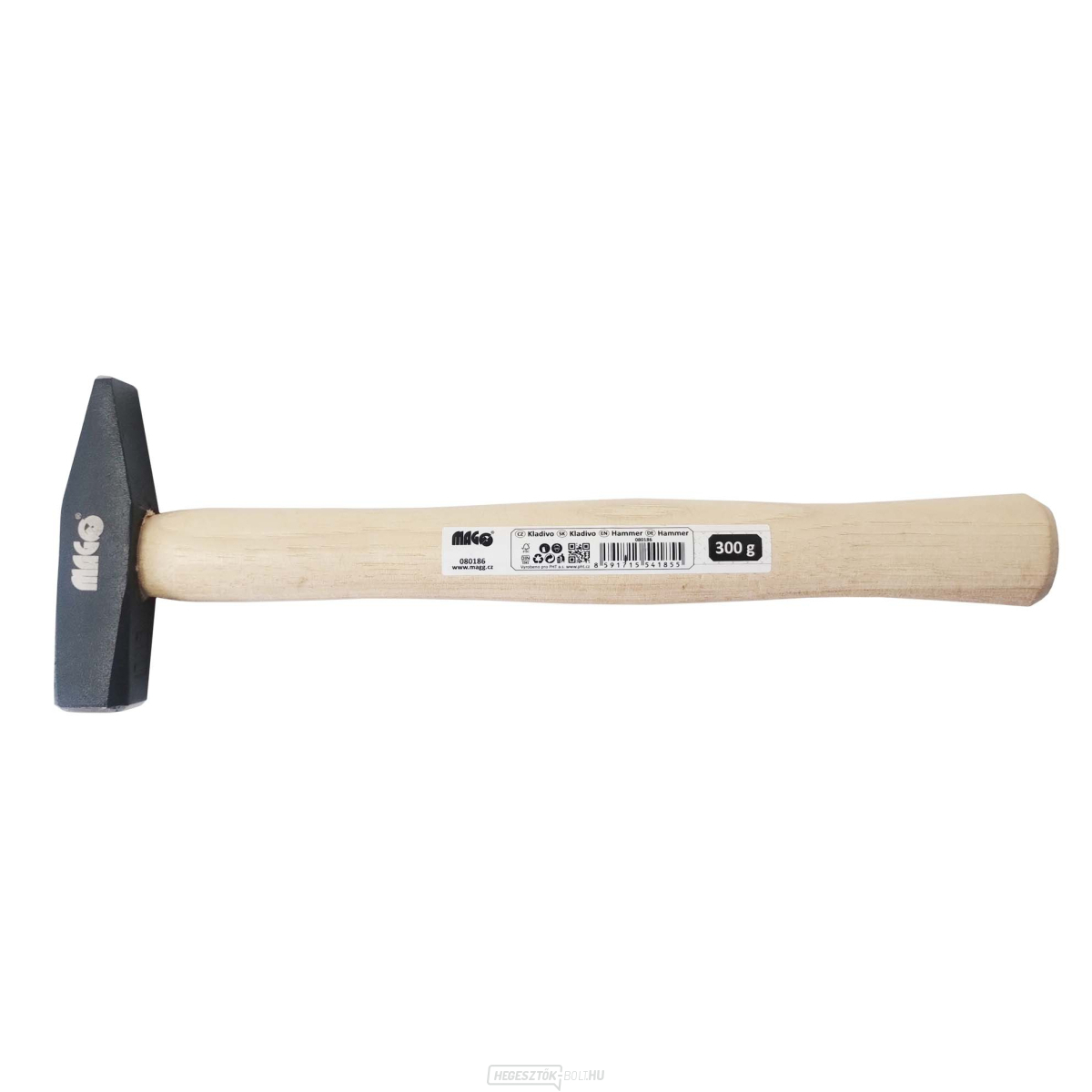 Kalapács 300 g, HICKORY fa nyél