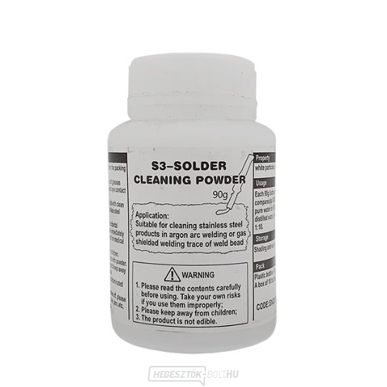 Por hegesztési varratok tisztításához és polírozásához S3 SN081040-A 90g