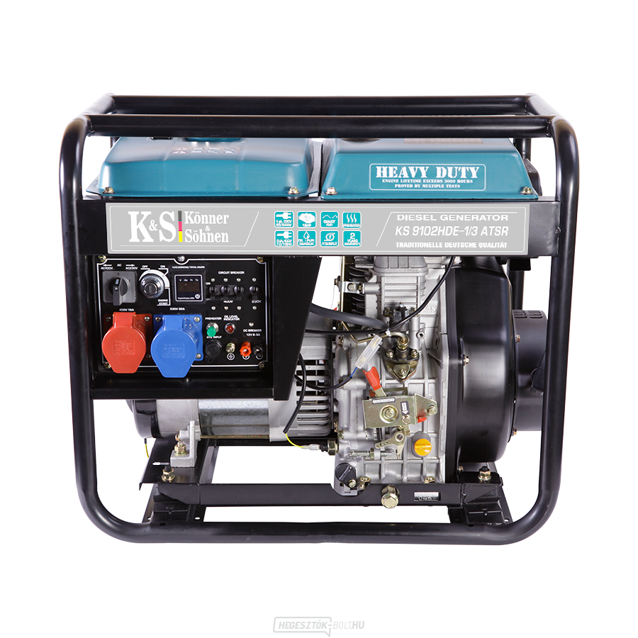 Dízel erőmű Könner & Söhnen KS 9102HDE 1/3 ATSR (EURO II)