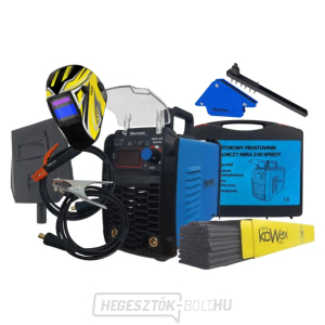 Sherman Welding Inverter MMA 200 Speedy + tok + kábelek + kefe + burkolat KWX3 + 2,5 mm-es elektródák + mágnes Sherman Welding Inverter MMA 200 Speedy + tok + kábelek + kefe + burkolat KWX3 + 2,5 mm-es elektródák + mágnes gallery main image