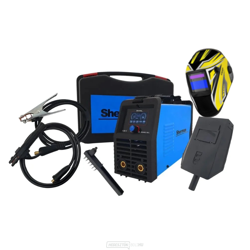 Inverteres hegesztőgép DIGIARC 160 LCD + kábelek + burkolat KWX3