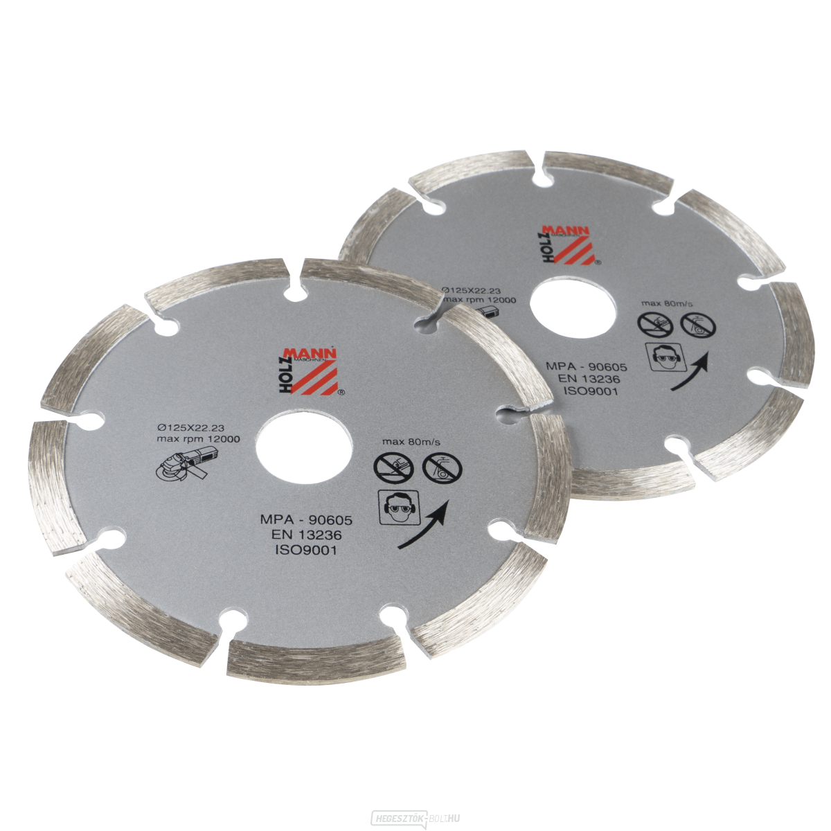 Gyémánt vágókorong szegmentált (2db) 125x7 mm - WS125DTS