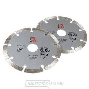 Gyémánt vágókorong szegmentált (2db) 125x7 mm - WS125DTS Gyémánt vágókorong szegmentált (2db) 125x7 mm - WS125DTS gallery main image