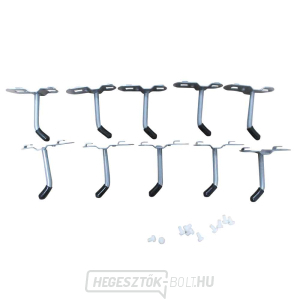 Egyetlen horog perforált falhoz (10 db) - WESS13HOOK Egyetlen horog perforált falhoz (10 db) - WESS13HOOK gallery main image