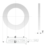 CMT Szűkítő gyűrű fűrészlapokhoz - D30 d18 t1.4 CMT Szűkítő gyűrű fűrészlapokhoz - D30 d18 t1.4 gallery main image