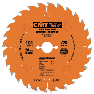 CMT Orange ipari fűrészlap hosszanti és keresztirányú vágáshoz - D200x3,2 d30 Z48 HW Hangszigetelt CMT Orange ipari fűrészlap hosszanti és keresztirányú vágáshoz - D200x3,2 d30 Z48 HW Hangszigetelt gallery main image